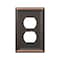 Amerelle Wall Plate, Number of Gangs: 2 Steel, Bronze Finish, Bronze 149DDB - alternate 1
